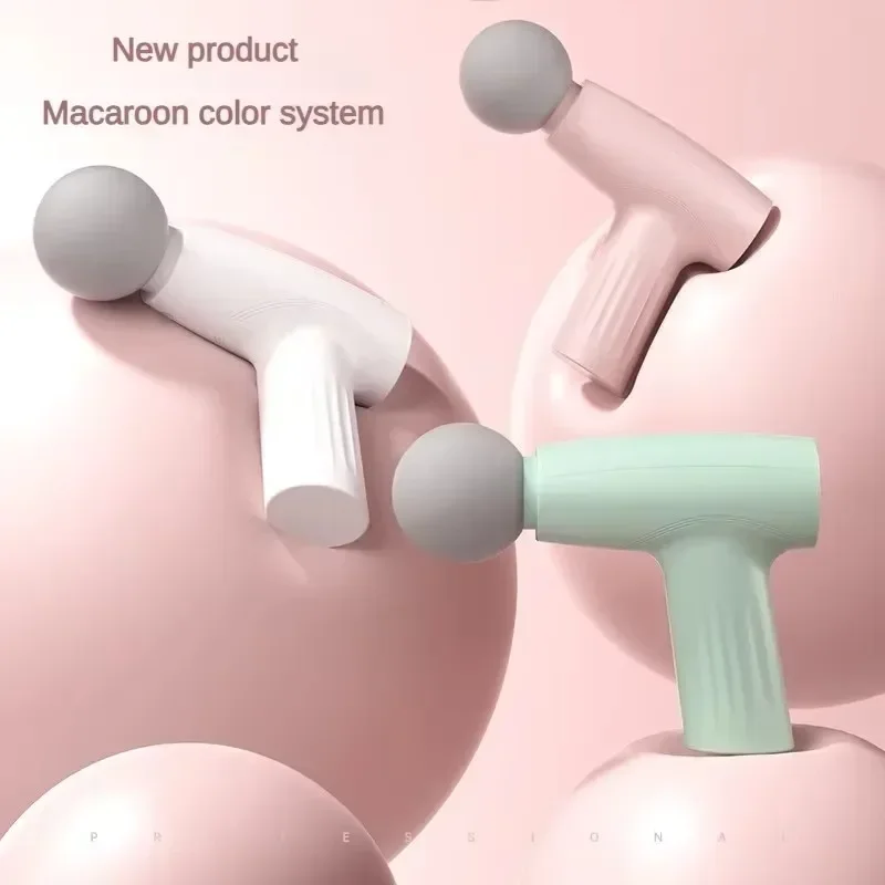 Massage Gun - Мини-розовый массажный пистолет для мышц, ручной
