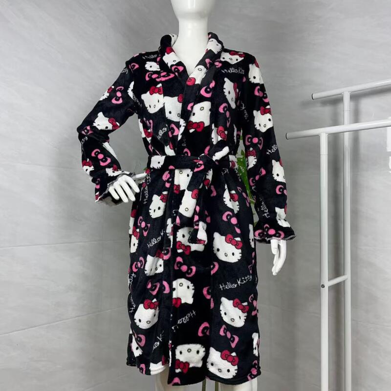 Bathrobe - Ночная рубашка Hello Kitty, новый осенне-зимний