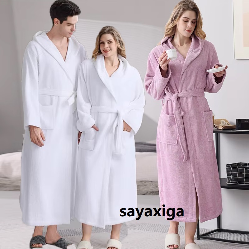 Bathrobe - Мужской Халат с капюшоном, 100% хлопок,