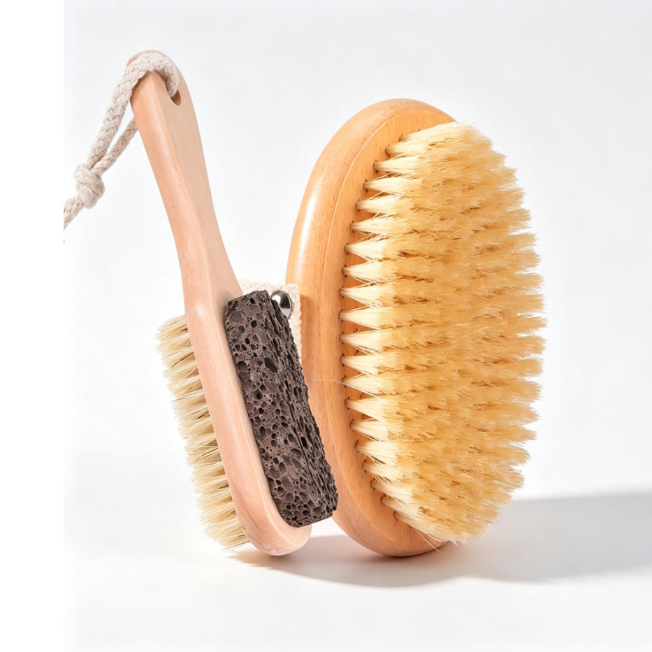 Body Brush - 2 шт. щетки для сухого массажа