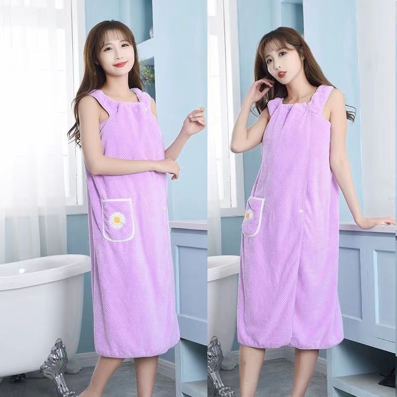 Очень длинное розовое банное п – обзор и цена Spa Towel