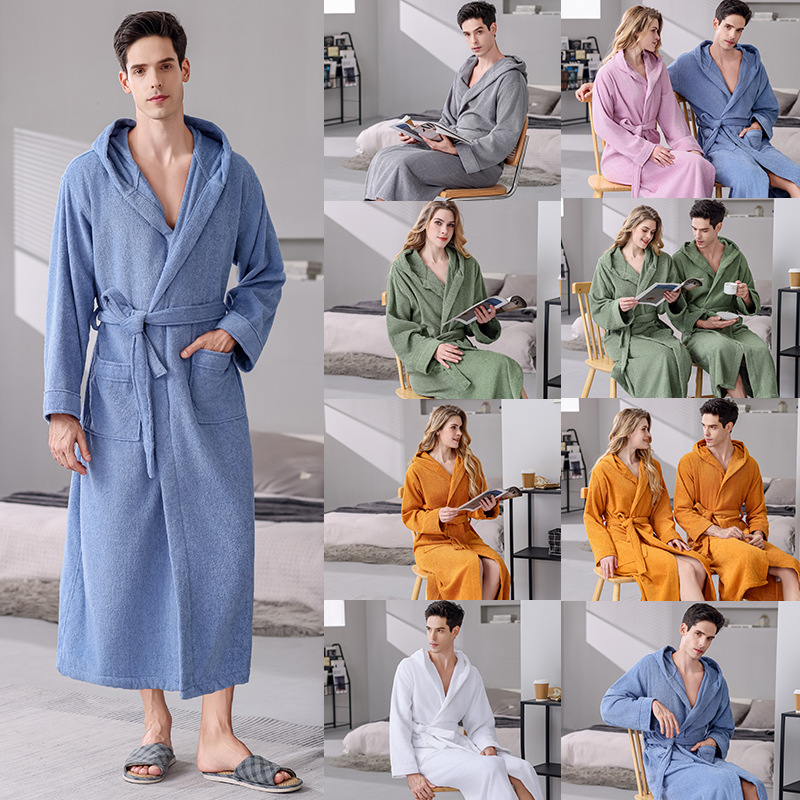 Мужской Халат с капюшоном, 100 – обзор и цена Bathrobe