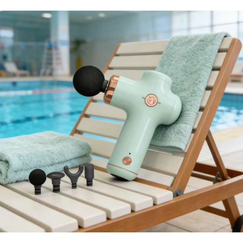 Портативный мини-массажер с 4  – обзор и цена Massage Gun